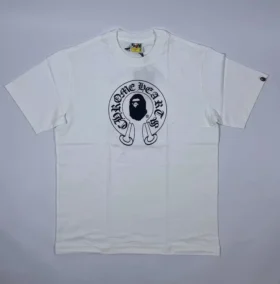 Bape X Chrome Hearts Shirt White
