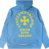 Blue Sanskrit Chrome Hearts Hoodie