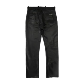 Chrome Heart Leather Fleur Knee Pants