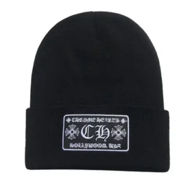 Chrome Hearts Beanie Ch – Black