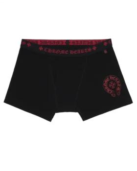 Chrome Hearts Black Cotton Boxer Brief