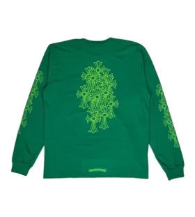 Chrome Hearts Cemetery Cross Long Sleeve T-Shirt