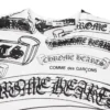 Chrome Hearts Comme Des Garcons Printed T-Shirt White, Black