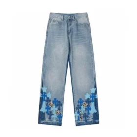 Chrome Hearts Criss Cross Bootcut Jeans