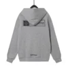 Chrome Hearts Grey Cross Floral Zip-Up Hoodie