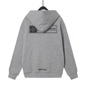 chrome hearts grey cross floral zip up hoodie 1 280x280 - Chrome Hearts Grey Cross Floral Zip-Up Hoodie