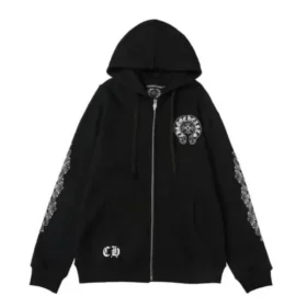 Chrome Hearts Los Angeles Zip-Up Hoodie Black