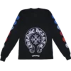 Chrome Hearts Multi Color Horseshoe Long Sleeve T-Shirt