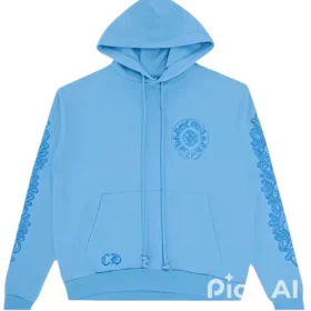 Chrome Hearts Sanskrit Hoodie Blue