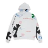 Chrome Hearts Stencil Hoodie in White/Multicolor