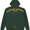 Chrome Hearts T Bar Hoodie Green/Gold