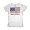 Chrome Hearts Usa Flag Back Print Tee in White