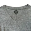 Chrome Hearts V-Neck Back Print Grey/Red Shirt