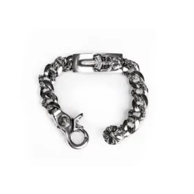 Dagger Id Fancy Link Clip Bracelet