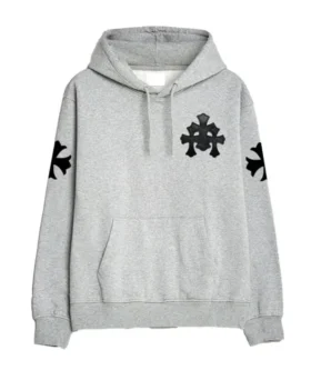 Grey Chrome Hearts Hoodie