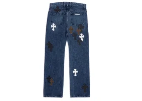 Lemandik Straight Leg Jeans Cross Patch