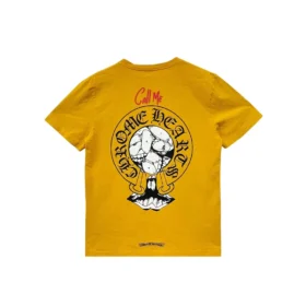 Yellow Chrome Heart Shirt